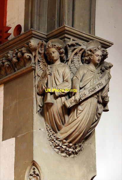 Photo 6"x4" St Luke, Redcliffe Gardens, Kensington - Corbel Kensington\/TQ2579 c2015