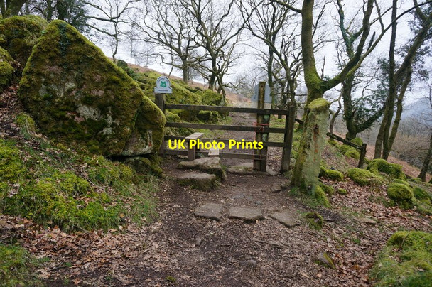 Photo 6"x4" Stile on the path to Shaugh Prior Shaugh Prior c2015