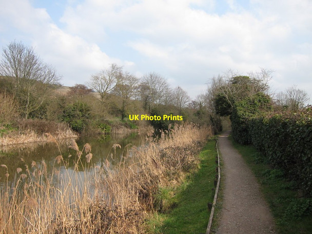 Photo 6"x4" Footpath by Royal Military Canal Hythe\/TR1634 c2015