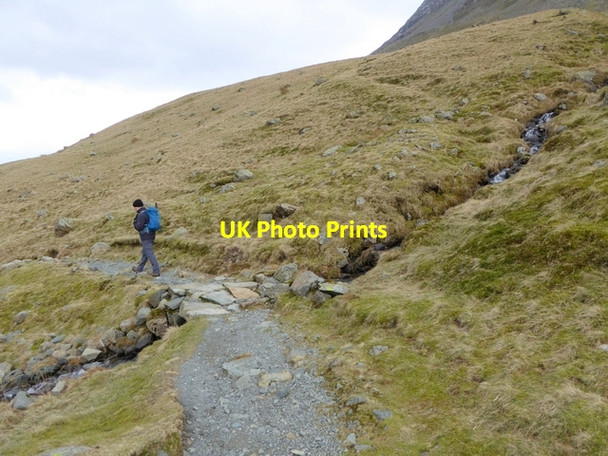Photo 6"x4" Path on the south side of Grisedale Bridgend\/NY3914 c2015