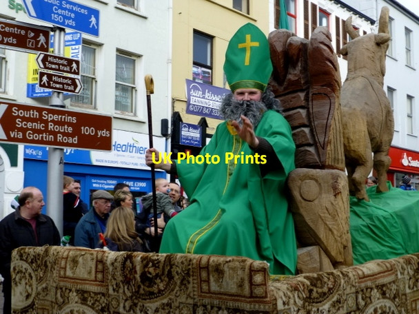 Photo 6"x4" St Patrick, St Patrick's Day 2015 Omagh Omagh c2015