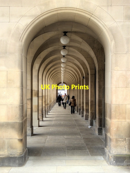 Photo 6"x4" Arcade Outside Manchester Town Hall Extension Manchester c2015