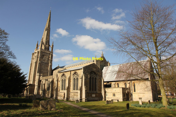 Photo 6"x4" St.Mary & St.Nicolas' church Spalding c2015