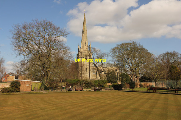 Photo 6"x4" Ayscoughfee bowling green Spalding c2015