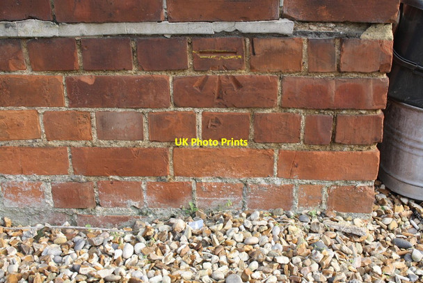 Photo 6"x4" Benchmark on 'Church House' Wokingham c2015