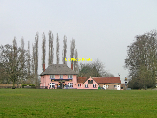 Photo 6"x4" The Five Bells at Cavendish Cavendish c2015