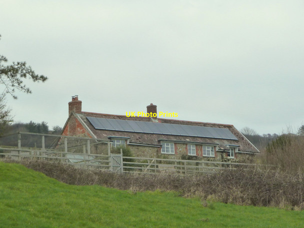 Photo 6"x4" Westhay Farm from the Monarch's Way Catherston Leweston c2015