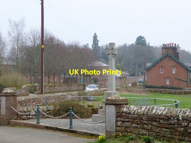 Photo 6"x4" War memorial at Edenhall Edenhall c2015
