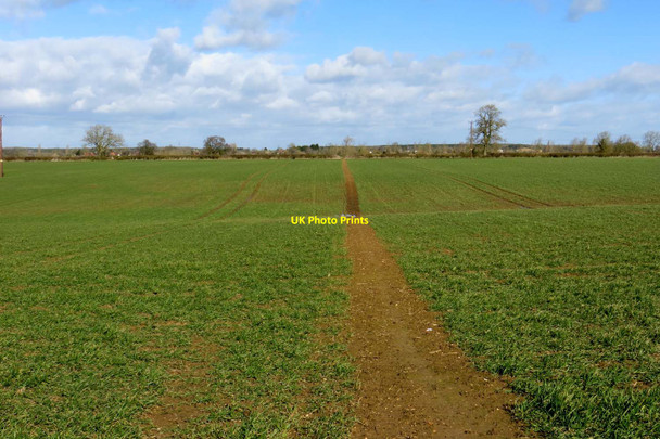Photo 6"x4" Footpath to Preston Bissett Preston Bissett c2015