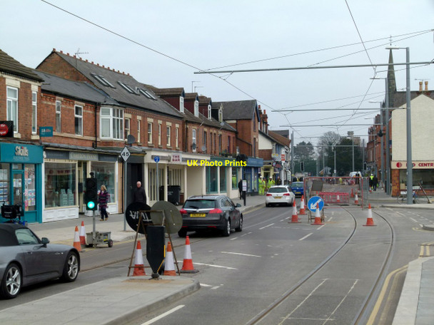 Photo 6"x4" Chilwell Road tram stop Beeston\/SK5236 c2015