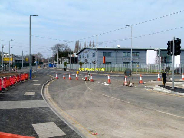 Photo 6"x4" Lenton Lane tramway junction Dunkirk\/SK5538 c2015
