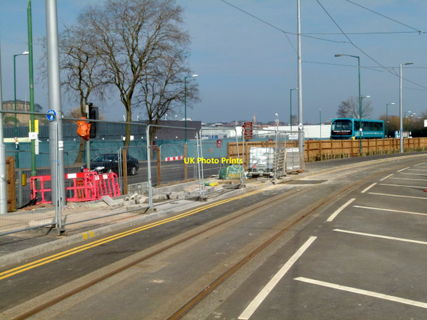 Photo 6"x4" Pedestrian access construction West Bridgford c2015