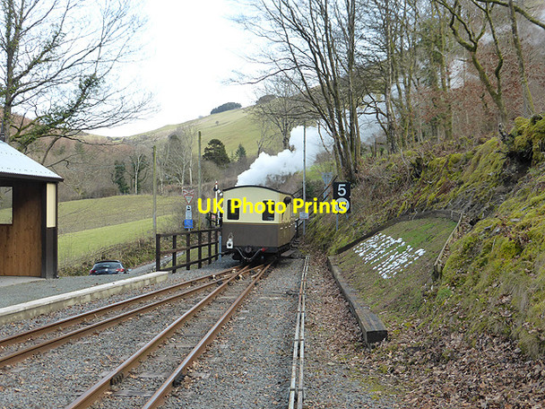 Photo 6"x4" Tail-end of a train for Devil's Bridge Aberffrwd\/SN6878 c2015