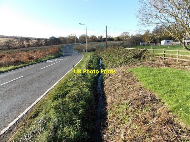 Photo 6"x4" Drainage channel near Brynteg, Heol-y-cyw Heol-y-Cyw c2014