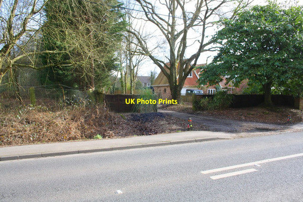 Photo 6"x4" Entrance to Bearwood Grange from Bearwood Road Wokingham c2015