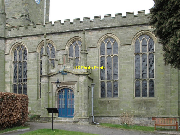 Photo 6"x4" Darley Abbey - St Matthew's Church - porch and nave Darley Abbey c2015