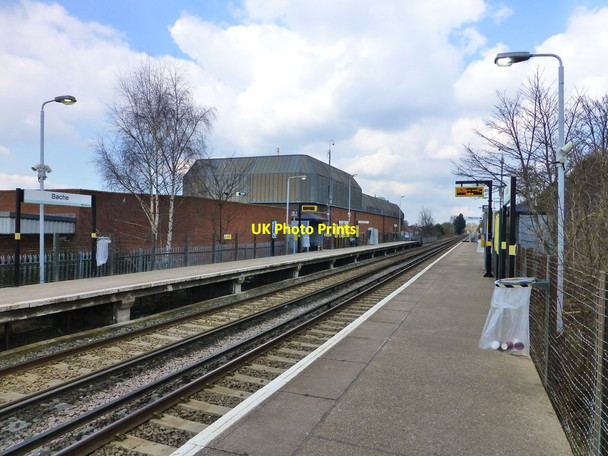 Photo 6"x4" Bache railway station Chester c2015