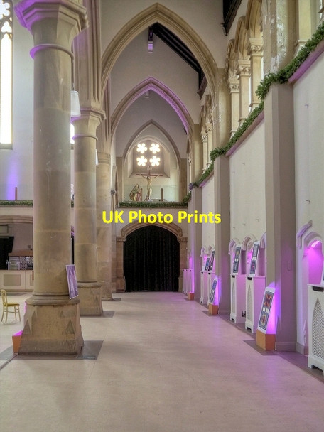 Photo 6"x4" Gorton Monastery Great Nave, West Aisle Droylsden c2015