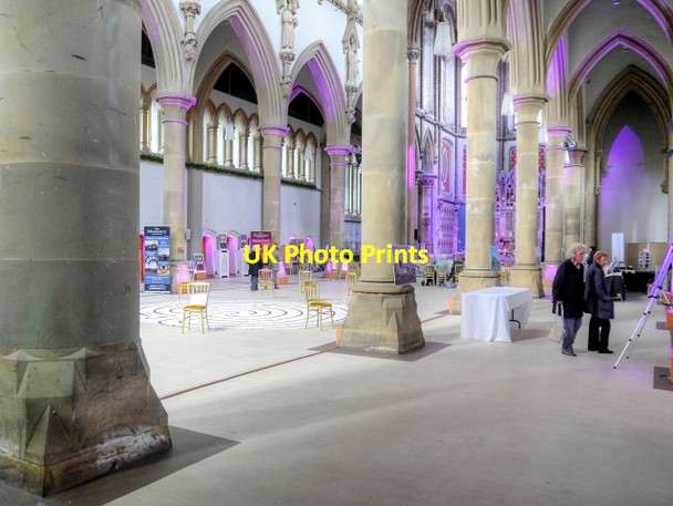 Photo 6"x4" Gorton Monastery Nave Droylsden c2015