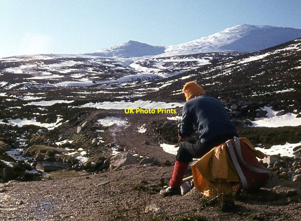 Photo 6"x4" Allt na Giubhsaich and Little Pap on Lochnagar An t-Sr\u00f2n\/NO2884 c1976