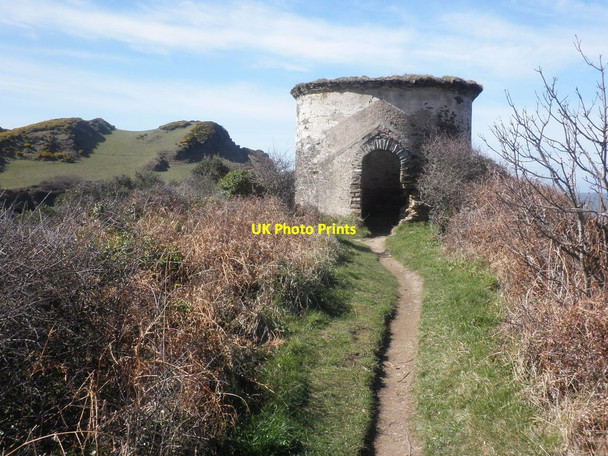 Photo 6"x4" Lookout tower, on The Warren, Watermouth Goosewell\/SS5547 c2015