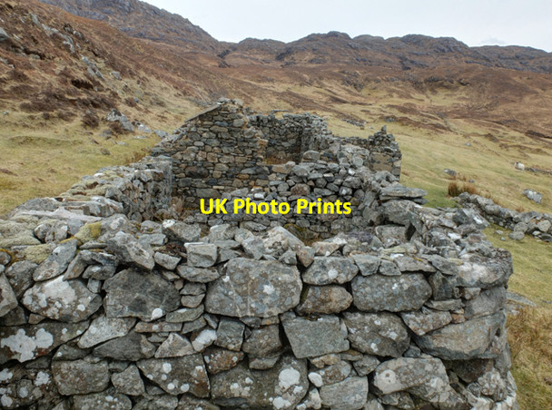 Photo 6"x4" Abandoned houses at Glendrian Achnaha\/NM4668 c2015
