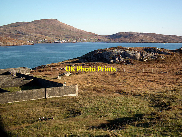 Photo 6"x4" Sheep pens on Vatersay Uidh c2014