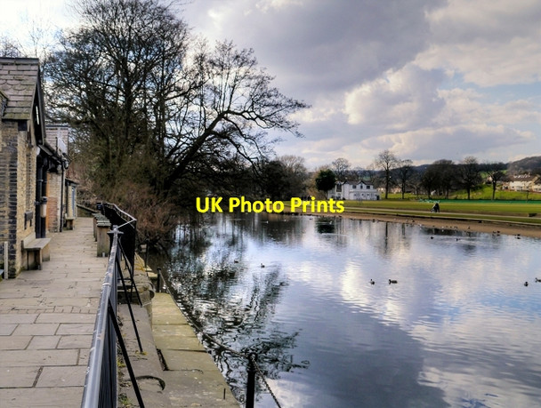 Photo 6"x4" River Aire at Saltaire Shipley\/SE1437 c2015