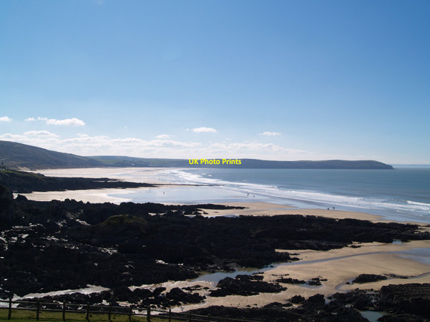Photo 6"x4" Morte Bay Mortehoe c2015