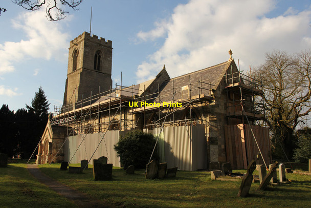 Photo 6"x4" St.John the Baptist's church Treswell c2014