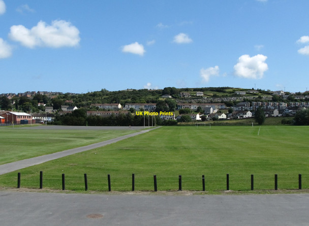 Photo 6"x4" Playing fields at the Downs Leisure Centre, Downpatrick Downpatrick c2011