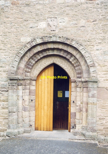 Photo 6"x4" St Peter, Bromyard - Doorway Bromyard c1998