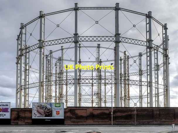 Photo 6"x4" Liverpool Street Gasometers Salford\/SJ8098 c2015