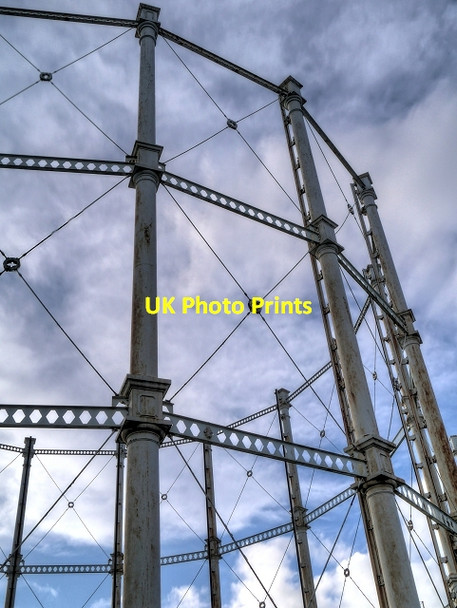 Photo 6"x4" Liverpool Street Gasometer Salford\/SJ8098 c2015