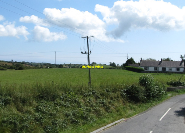 Photo 6"x4" Powerlines alongside the Tobercorran Road Clough\/J4040 c2011