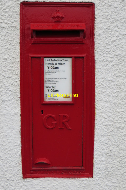 Photo 6"x4" Georgian postbox by the harbour Minehead c2015