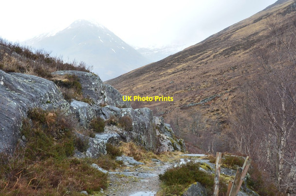 Photo 6"x4" Path to Gleann Undalain Shiel Bridge\/NG9318 c2015
