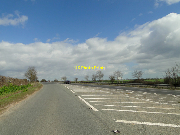 Photo 6"x4" Slip-road onto the A12 at Lower Hacheston Wickham Market c2015
