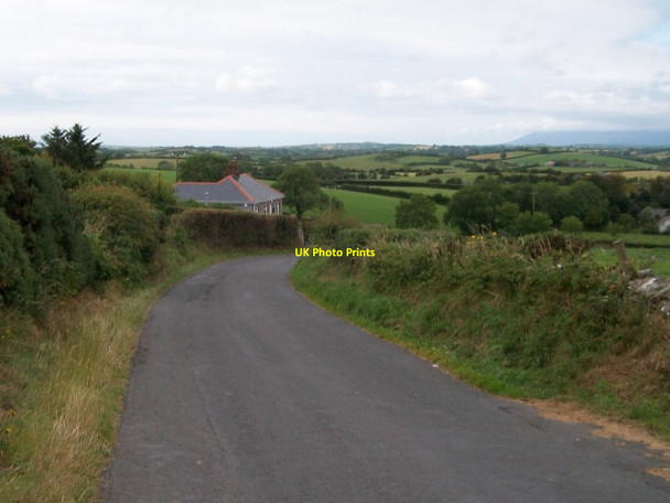 Photo 6"x4" Bend in the Ballyculter Road above Ballyrenan Bishops Court\/J5642 c2011