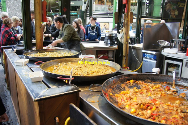 Photo 6"x4" Stall in Borough Market, Southwark London c2015
