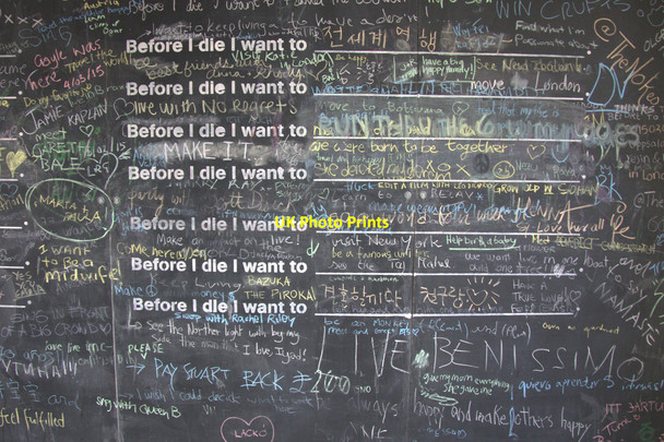 Photo 6"x4" Blackboard in Borough Market, Southwark London c2015