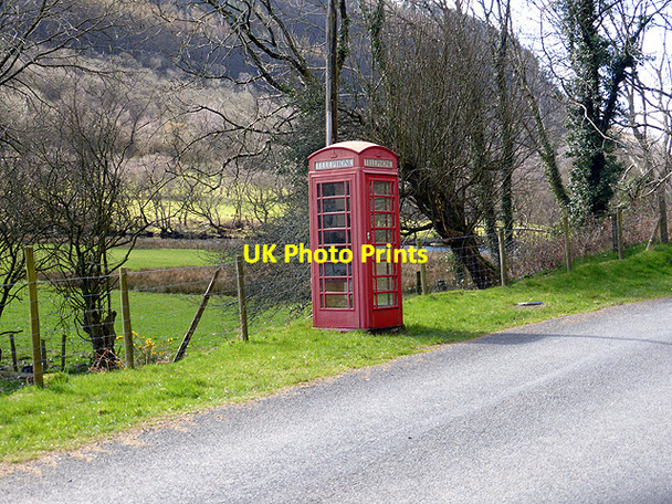 Photo 6"x4" Cwm Rheidol telephone kiosk Cwmbrwyno c2015
