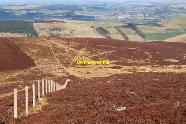 Photo 6"x4" On the ridge to Scawdmans Hill Mitchell Hill\/NT0633 c2015