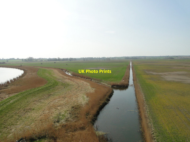 Photo 6"x4" View from the top of Hardley windpump Cantley\/TG3803 c2015