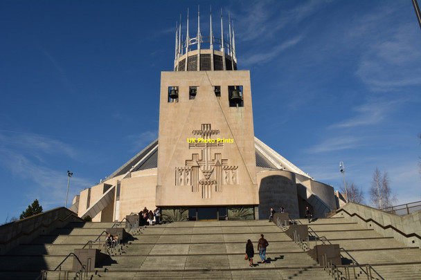 Photo 6"x4" Liverpool cathedral Liverpool c2015
