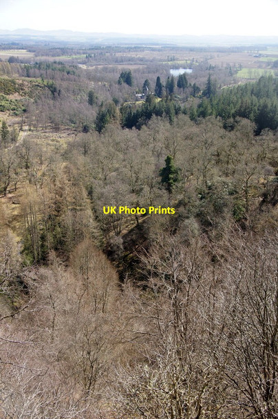 Photo 6"x4" View along the Birnham Burn from the Stair Bridge Birnam c2015