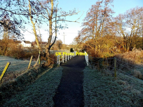 Photo 6"x4" Nadder footbridge, Tisbury Tisbury c2014