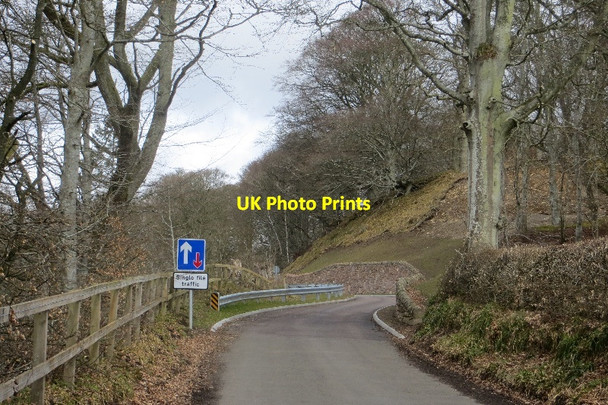 Photo 6"x4" Road repairs, Den of Airlie Airlie\/NO3150 c2015