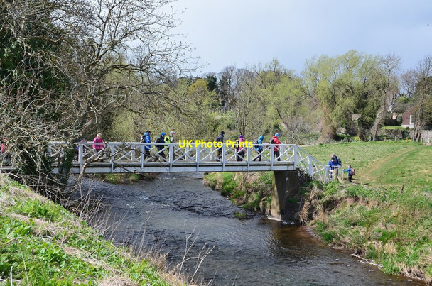 Photo 6"x4" Footbridge at Preston Mill East Linton c2015