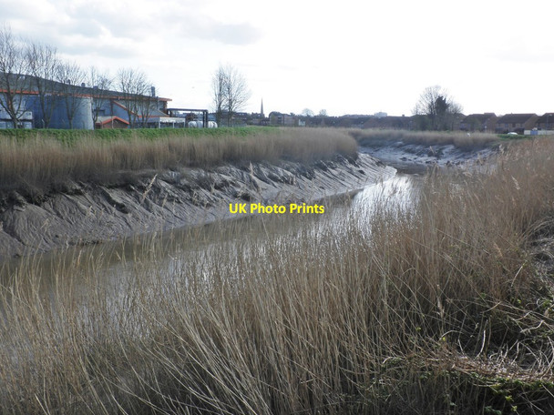 Photo 6"x4" River Parrett, Bridgwater Bridgwater c2015